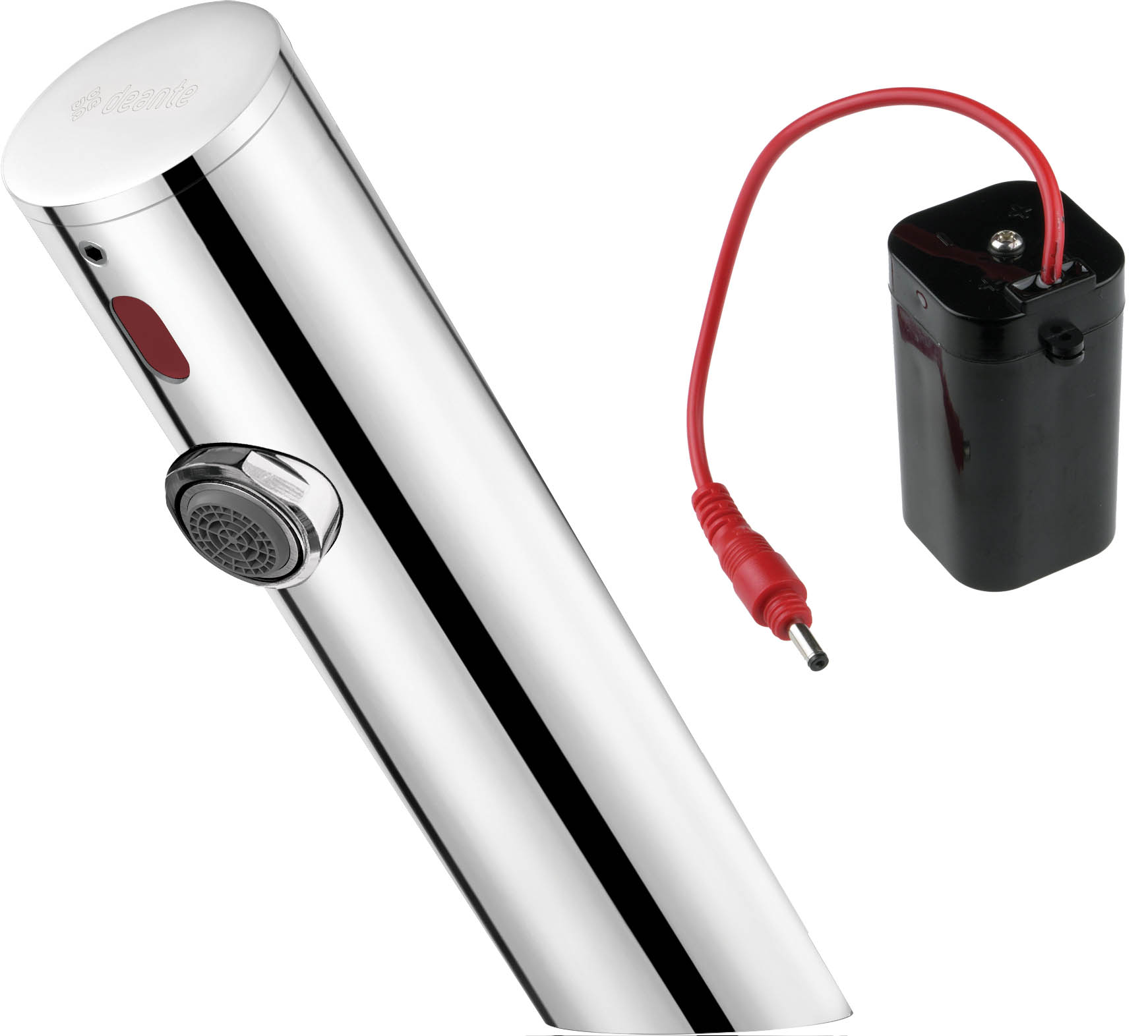 Deante Sense bateria umywalkowa stojąca elektroniczna stal BQR_P28R