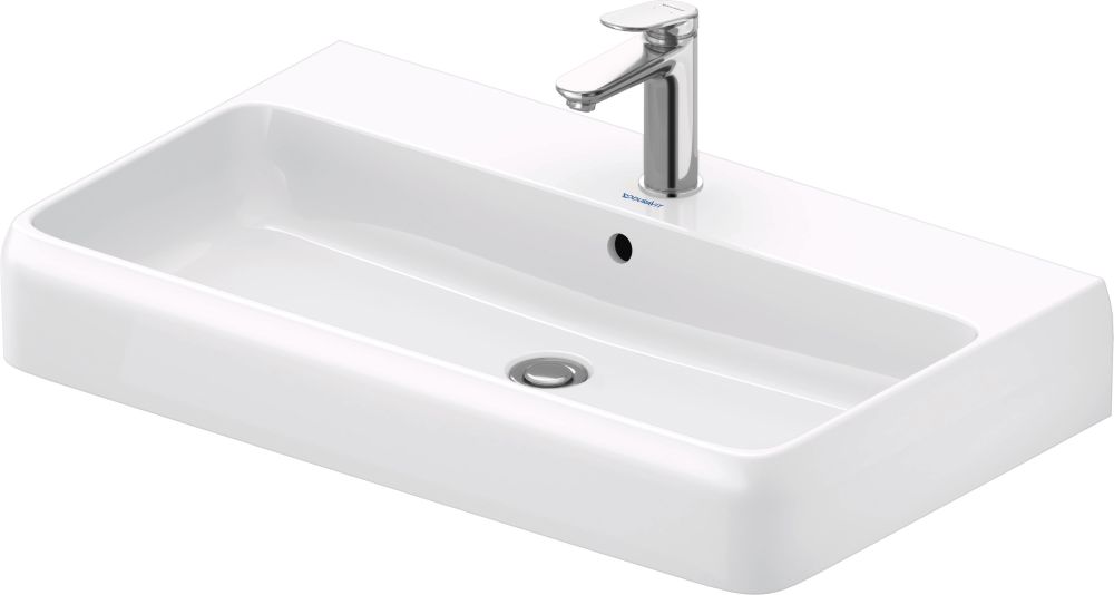 Duravit Qatego umywalka 80x47 cm meblowa prostokątna biały połysk 2382800027
