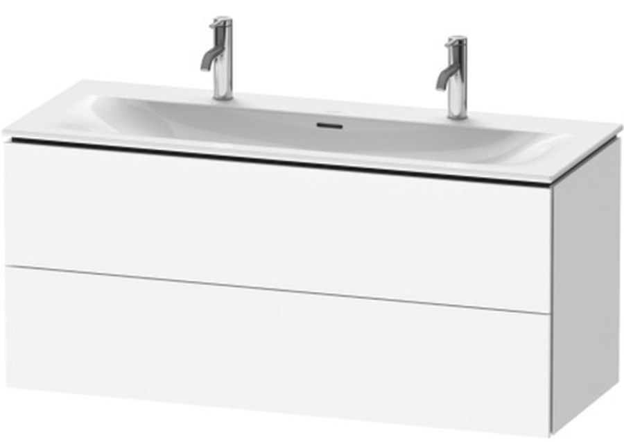 Duravit L-Cube szafka 122 cm podumywalkowa wisząca biały mat LC630901818