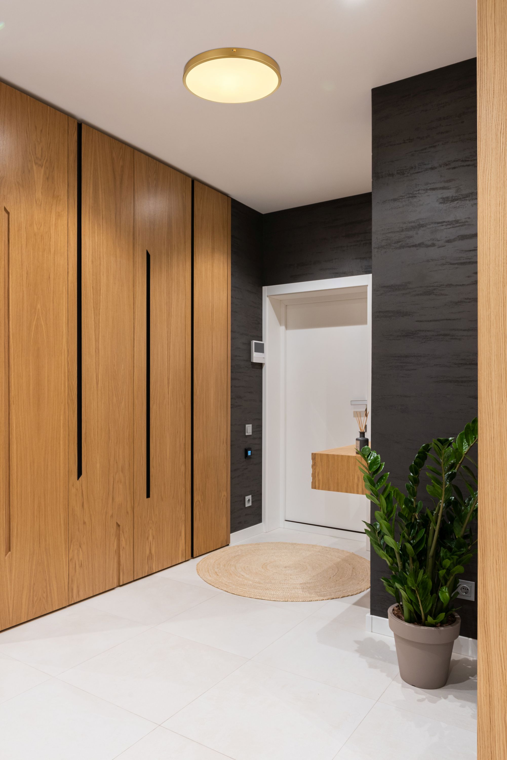 Globo Lighting Tibey plafon 1x22W mosiądz mat 12381-22