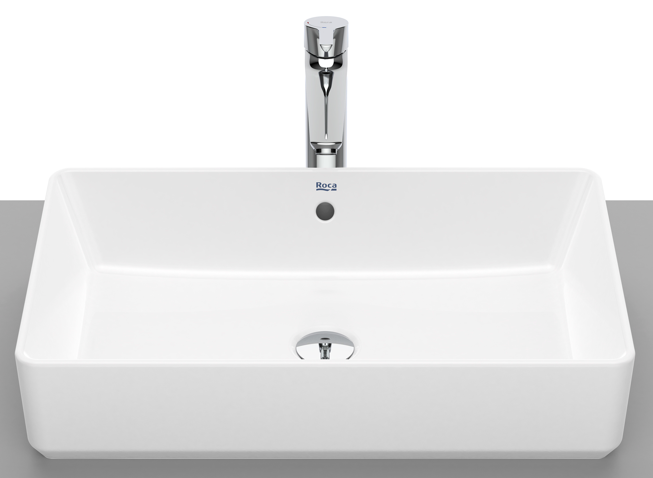 Roca Gap umywalka 60x37 cm prostokątna nablatowa biała A3270Y2000 - Wysyłka w 24h