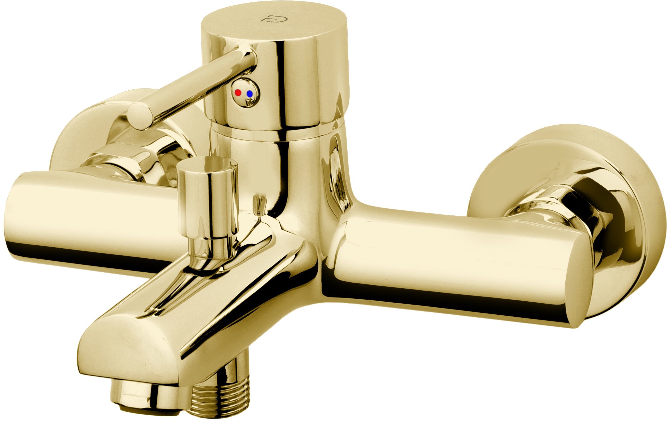 FDesign Flusso bateria wannowo-prysznicowa ścienna złoty połysk FD1-FLS-1-55