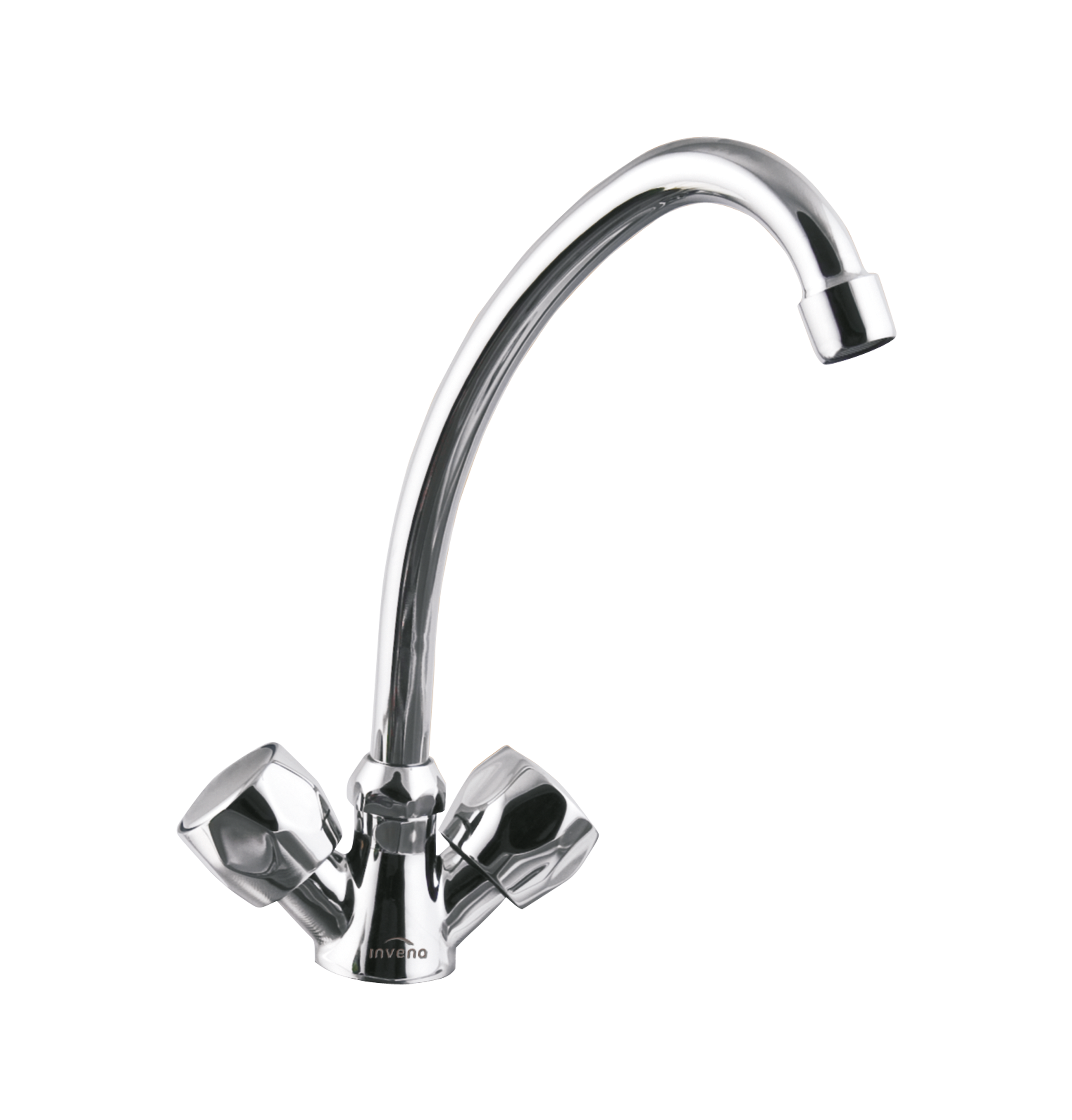 Invena Modena bateria kuchenna stojąca chrom BZ-11-F0S