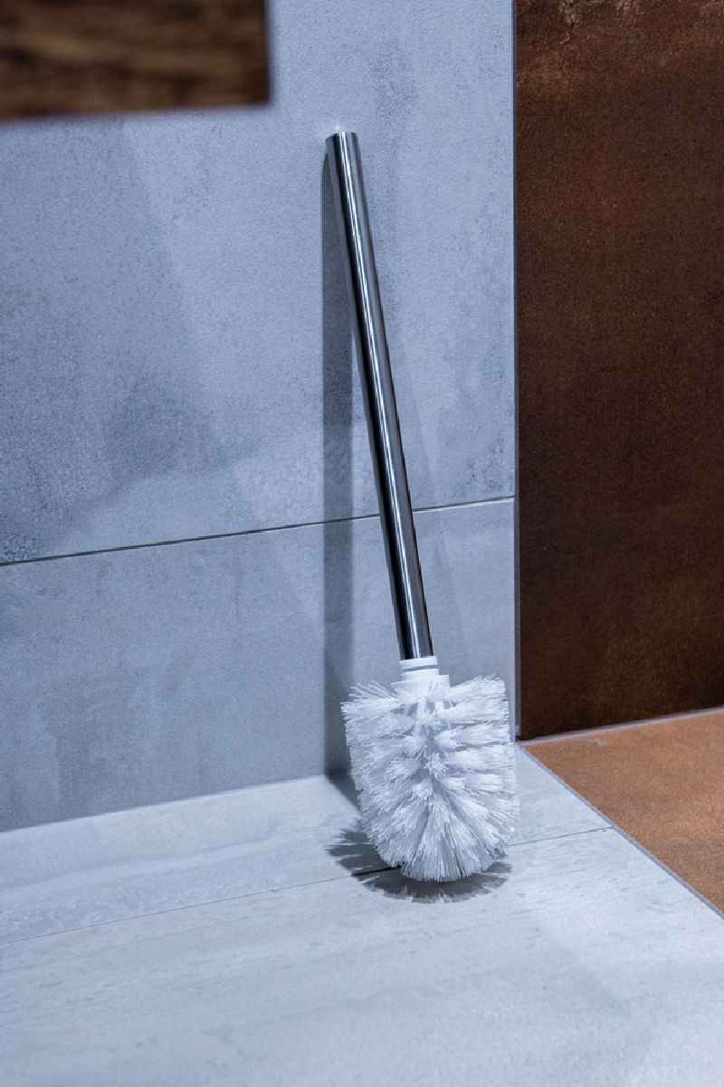 AWD Interior szczotka toaletowa zapasowa biały/stal AWD02300894 - Wysyłka w 24h