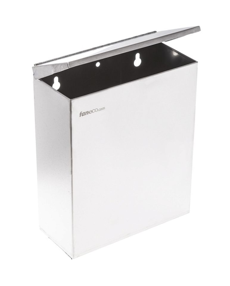 Faneco kosz na śmieci 7 l naścienny higieniczny stal nierdzewna szczotkowana WB7SJB - Wysyłka w 24h