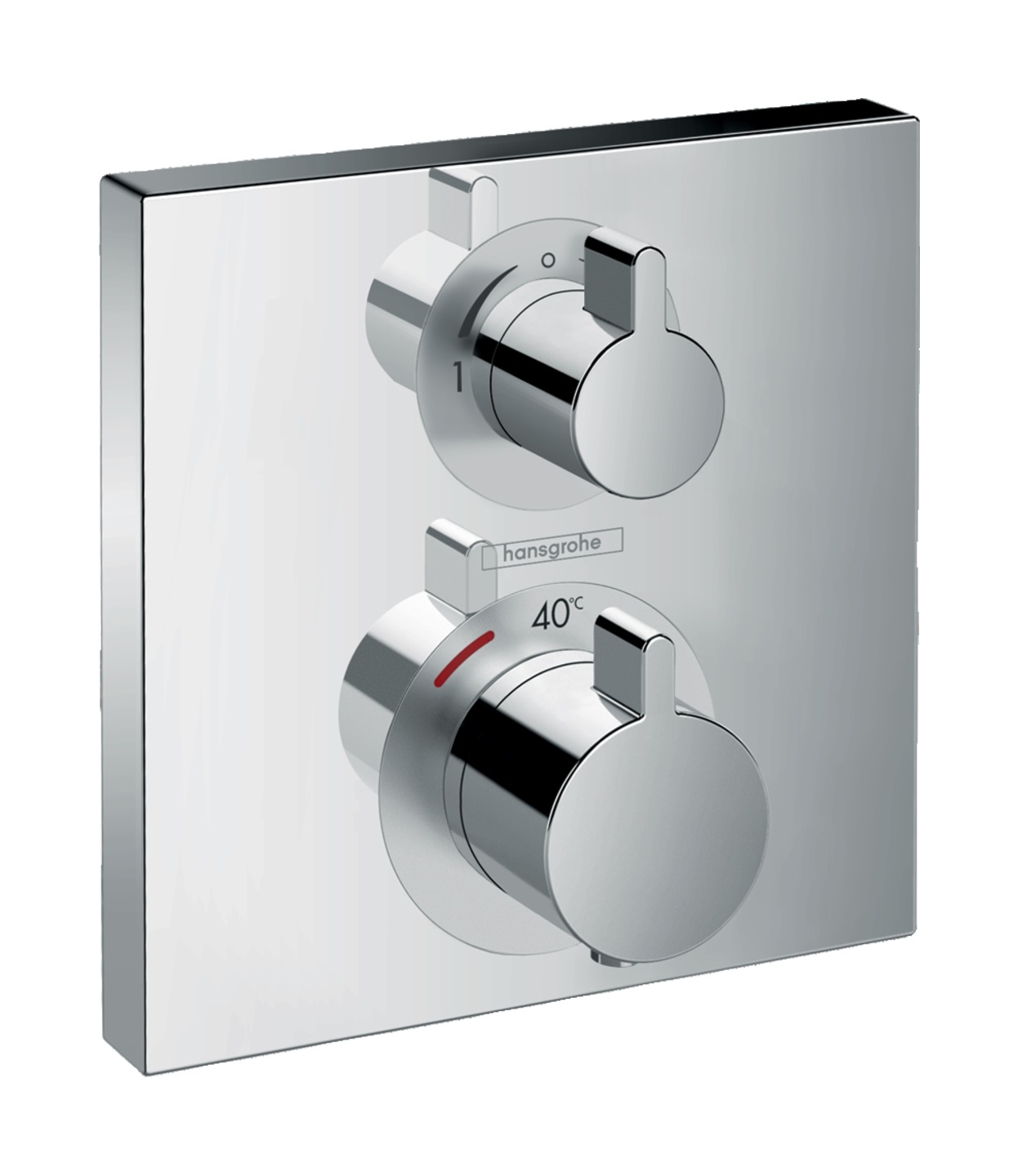 Hansgrohe Ecostat Square bateria wannowo-prysznicowa podtynkowa termostatyczna chrom 15714000