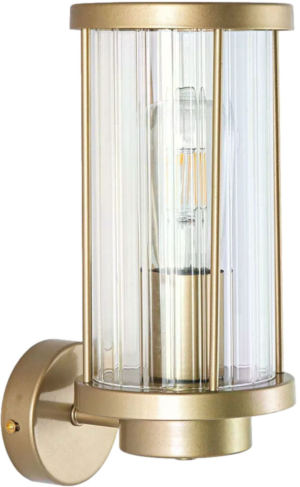 Abruzzo Gardena Clasica Ivo kinkiet zewnętrzny 1x40 W złoty ABR-KZG-Z-E27