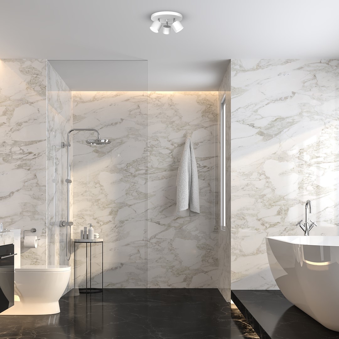 Milagro Dixie White lampa podsufitowa 3x11W biała MLP7597