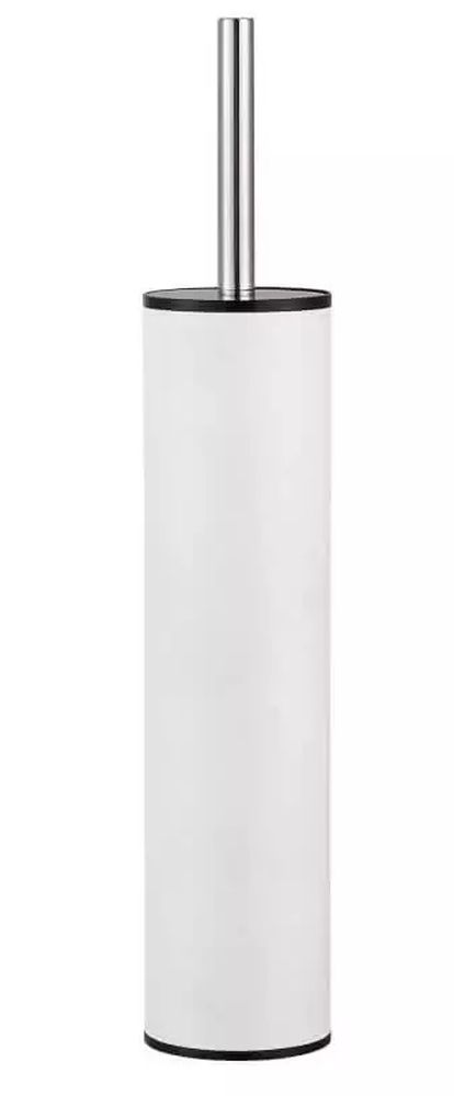 Stella szczotka toaletowa stojąca biały mat/chrom 19.400-WC