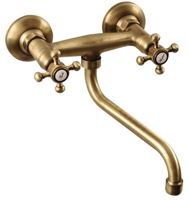 Sapho Antea bateria umywalkowa ścienna brąz 3066