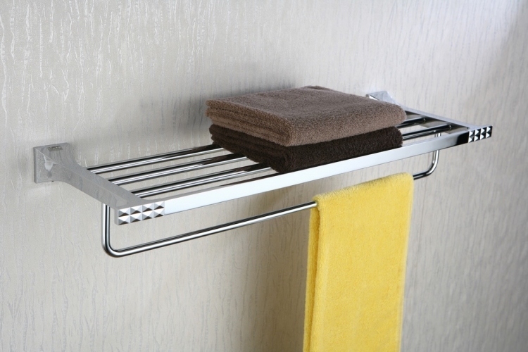 Art Platino Panama półka na ręczniki z relingiem chrom PAN-86012