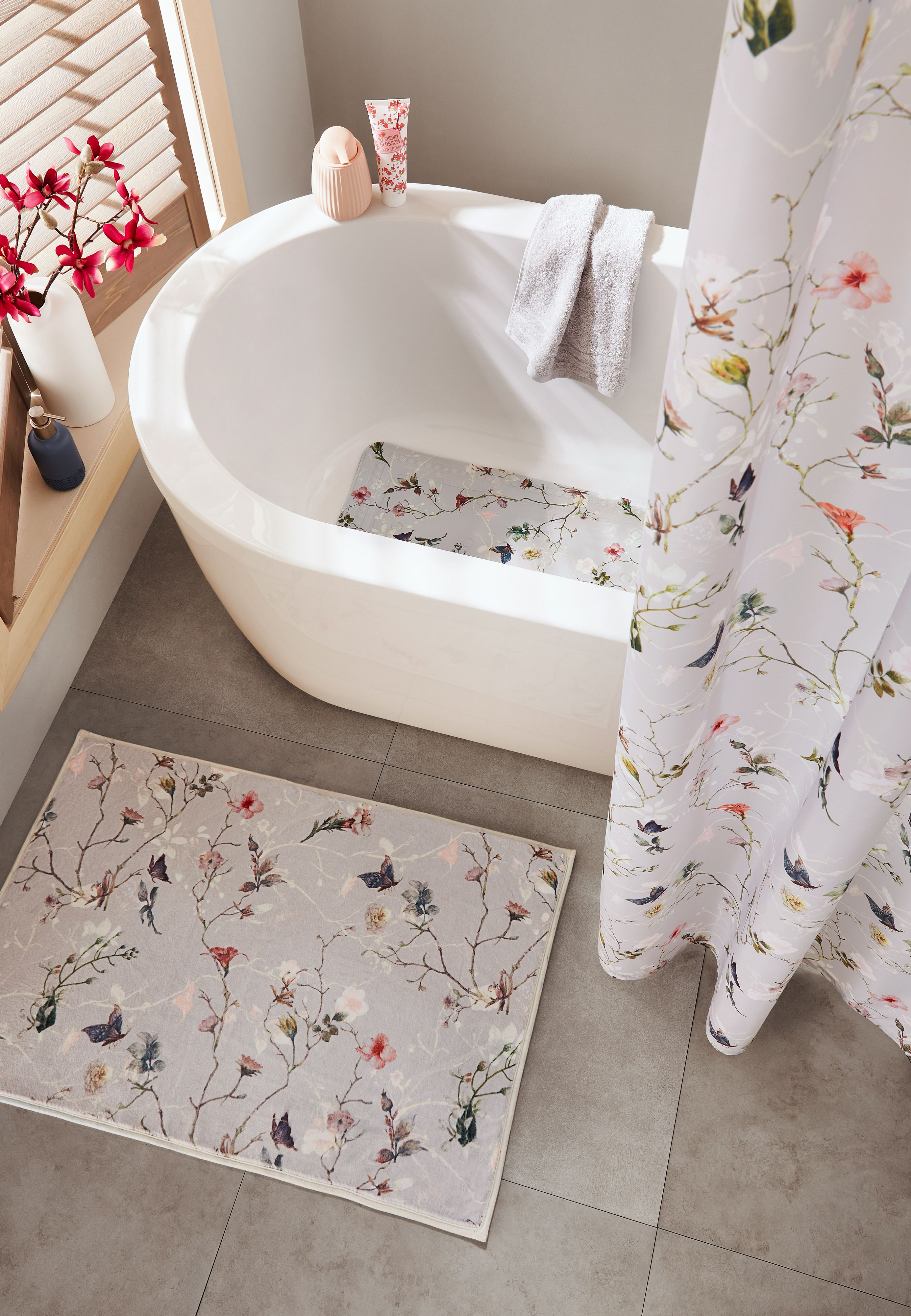 Kleine Wolke Flores dywanik łazienkowy 120x70 cm poliester multikolor 9161148225