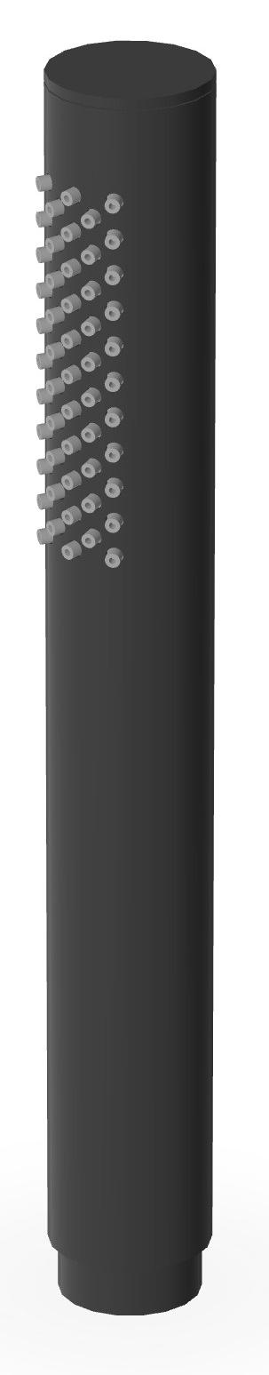 Zucchetti słuchawka prysznicowa czarna Z94177.N6 - Wysyłka w 24h