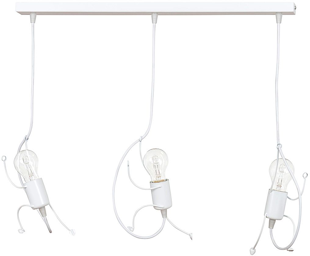Emibig Bobi lampa wisząca 3x15 W biała 538/3