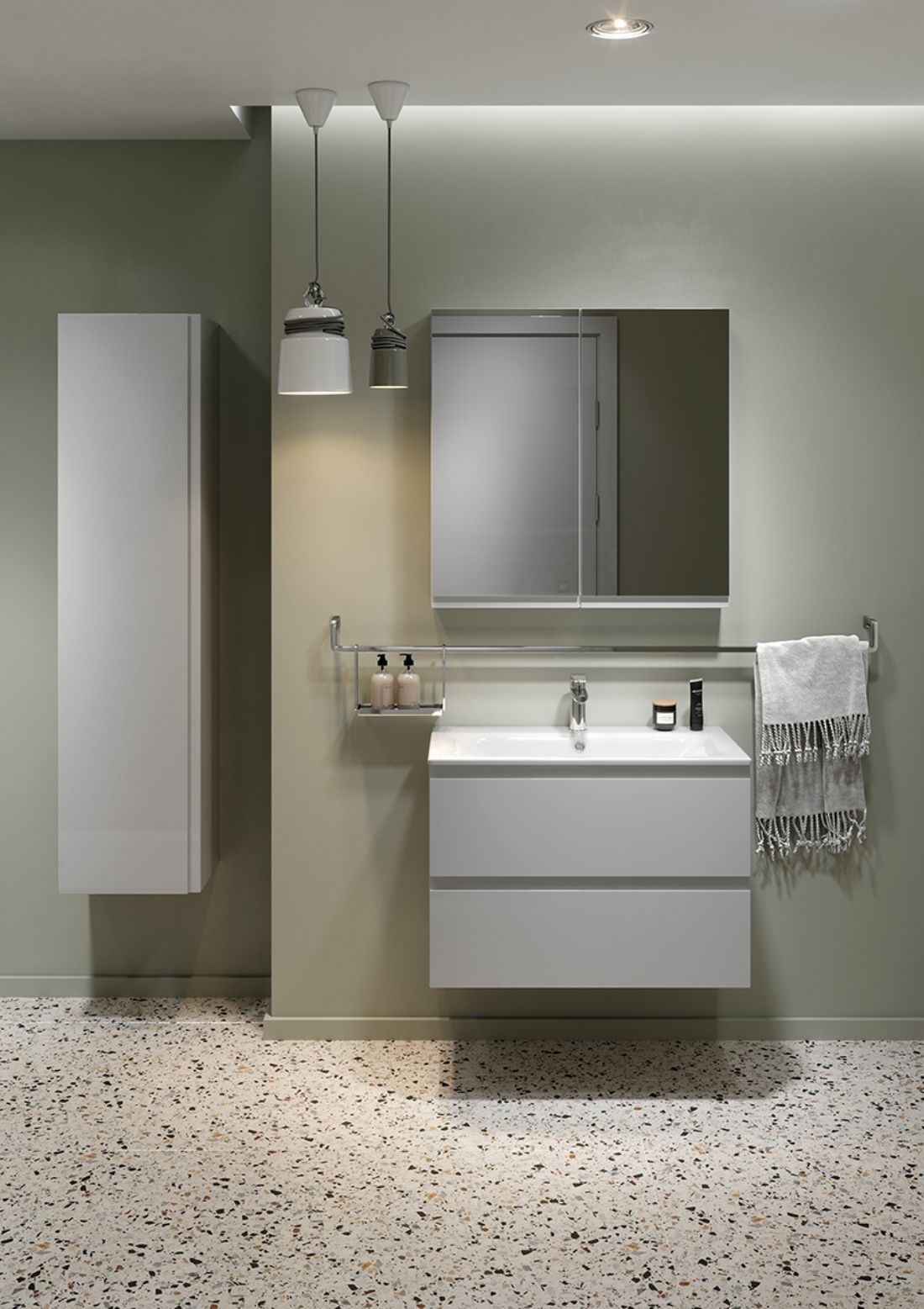 Cersanit Moduo umywalka 80x45 cm wpuszczana prostokątna biała K116-044 - Wysyłka w 24h