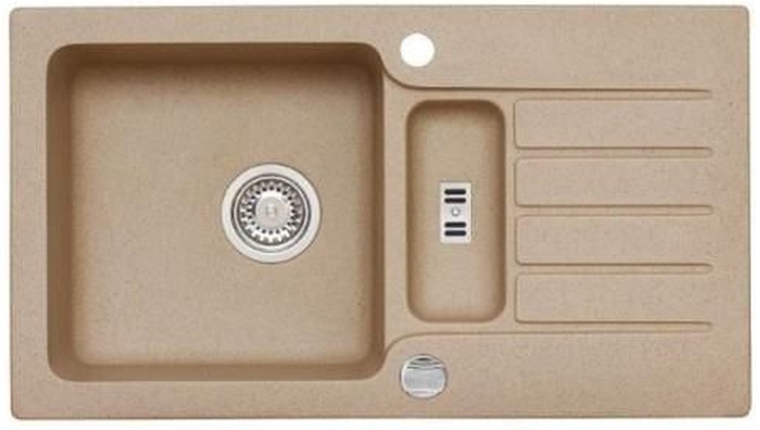 Alveus Niagara 40 zlewozmywak 78x44 cm 1.5-komorowy beżowy 1127055