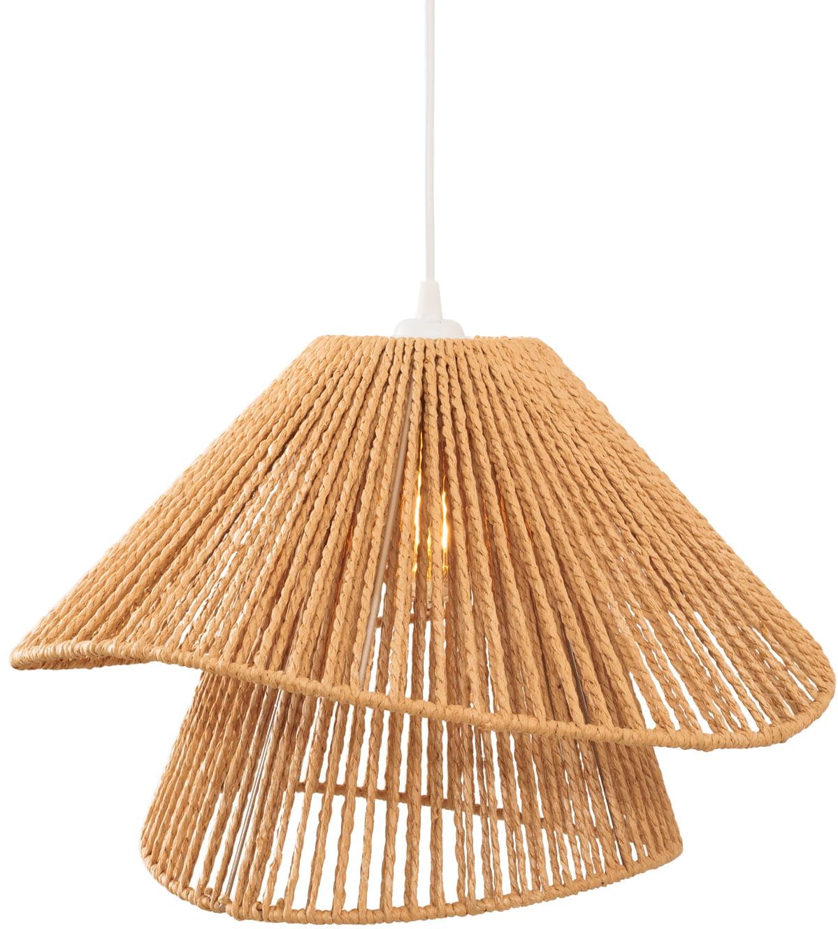 MaxLight Amalfi lampa wisząca 1x15 W beżowa P0578