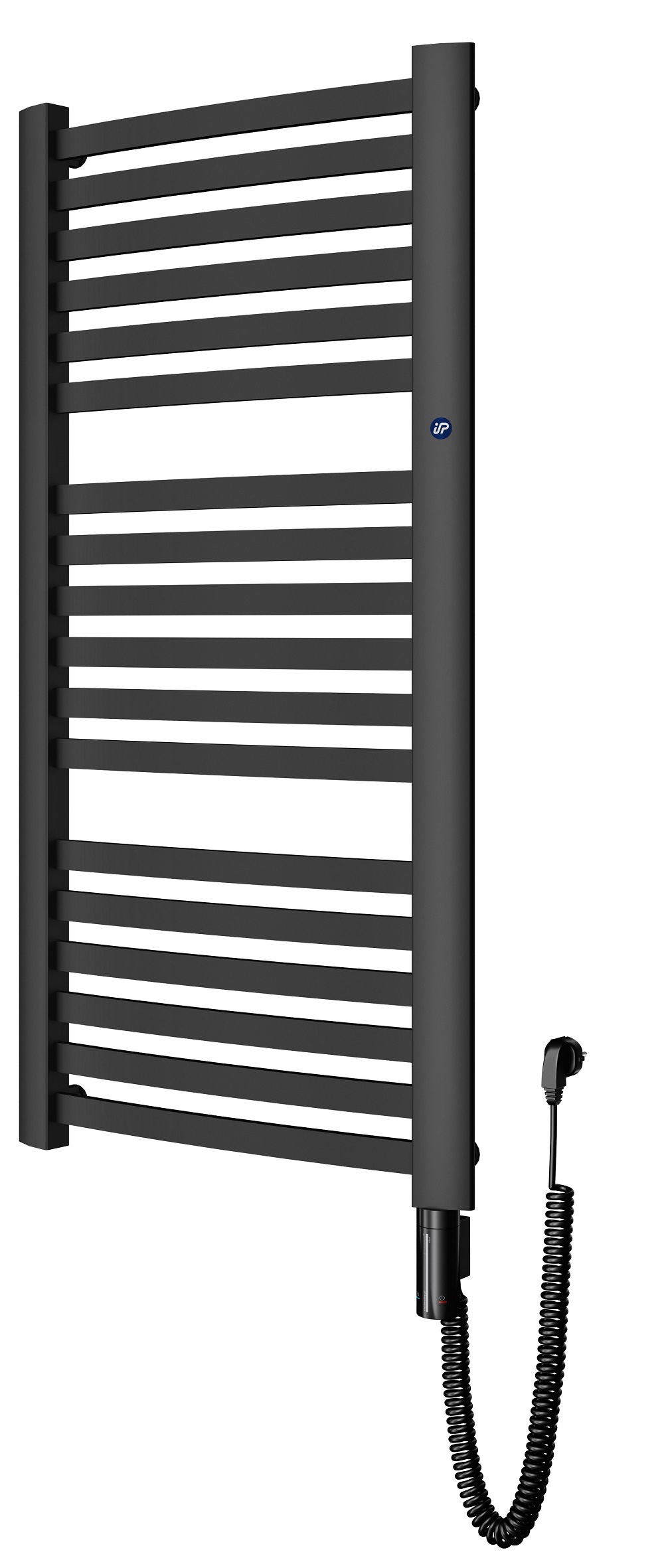 Instal Projekt Retto Electro grzejnik elektryczny 180x54 cm czarny mat RETE-50/180C31+GH-09C2