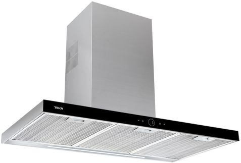 Teka Maestro okap kuchenny 90 cm ścienny czarny-stal 40487182