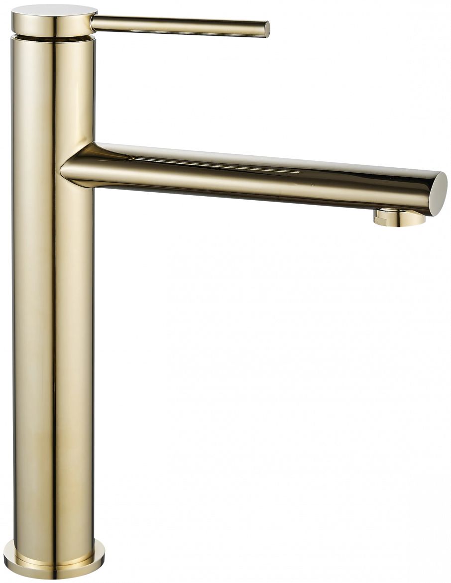 Rea Oval bateria umywalkowa stojąca złota REA-B6513