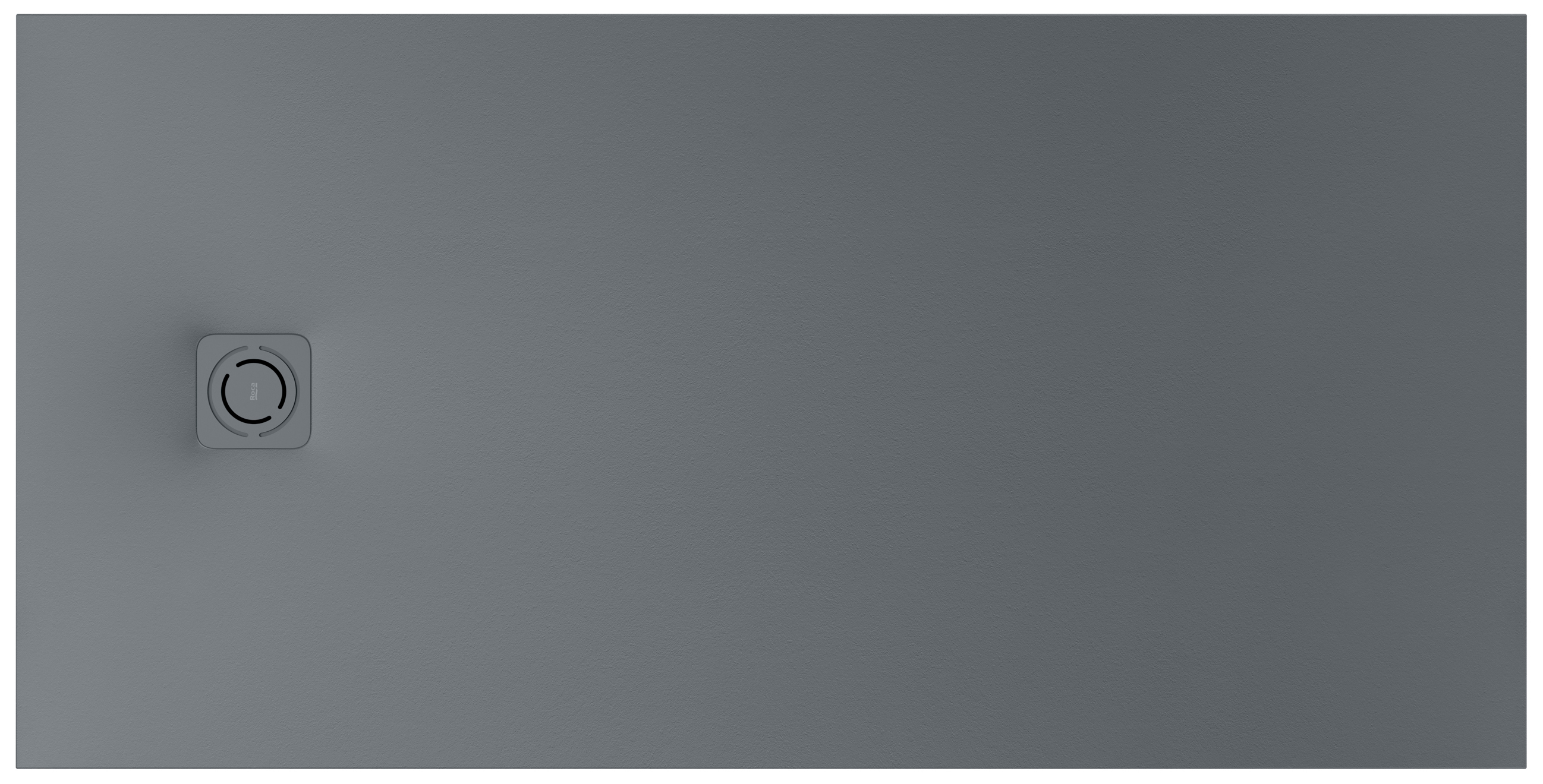 Roca Magma brodzik prostokątny 200x100 cm kompozyt Stonex szary APE017D03E803200