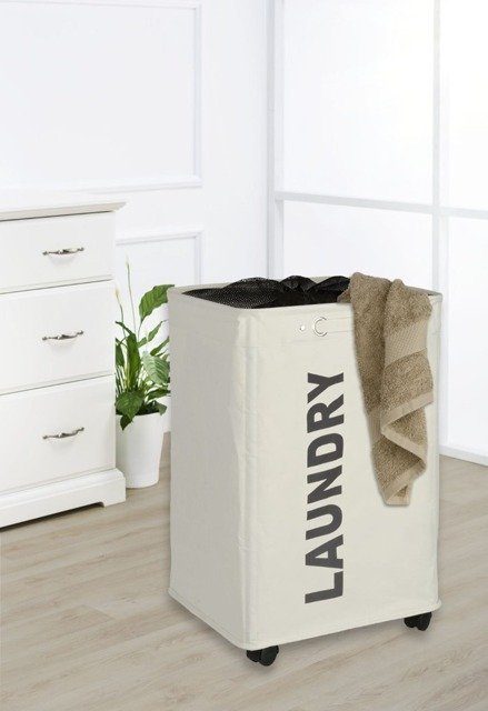 Wenko Quadro kosz na pranie 79 l beżowy 3450110100 - Wysyłka w 24h