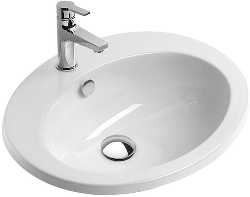 Catalano Incasso umywalka 61x51 cm owalna wpuszczana biała 0725611001