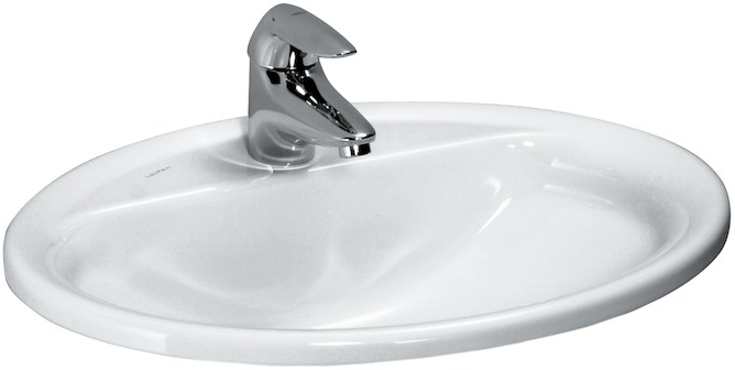Laufen Pro B umywalka 56x44 cm wpuszczana biała H8139510001041