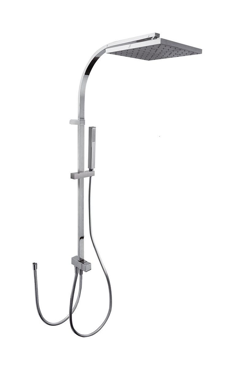 Tres Cuadro zestaw prysznicowy ścienny chrom 1.07.926