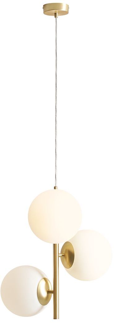 Aldex Fin lampa wisząca 3x15 W mosiądz 1120E40_M