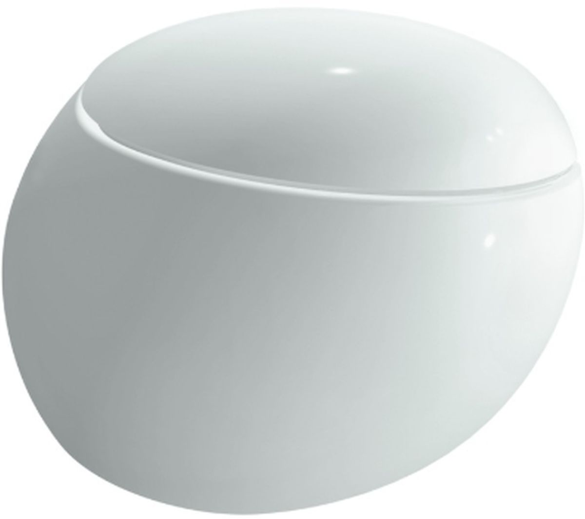 Laufen Il Bagno Alessi One miska WC wisząca Rimless Laufen Clean Coat biała H8209714000001