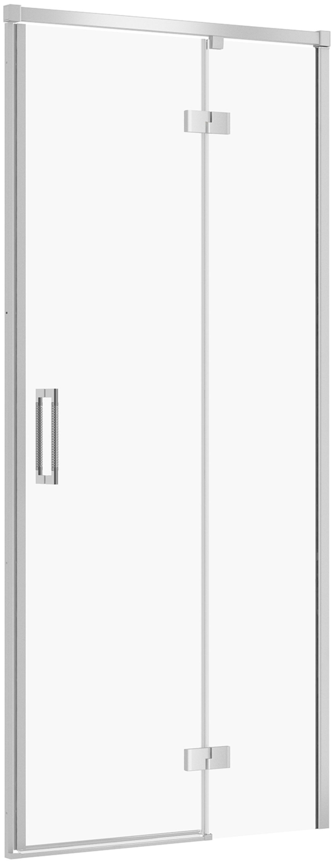 Cersanit Larga drzwi prysznicowe 90 cm uchylne chrom połysk/szkło przezroczyste S932-116