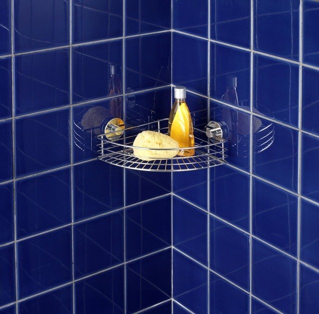 Wenko Bari koszyk łazienkowy narożny srebrny 20887100 - Wysyłka w 24h