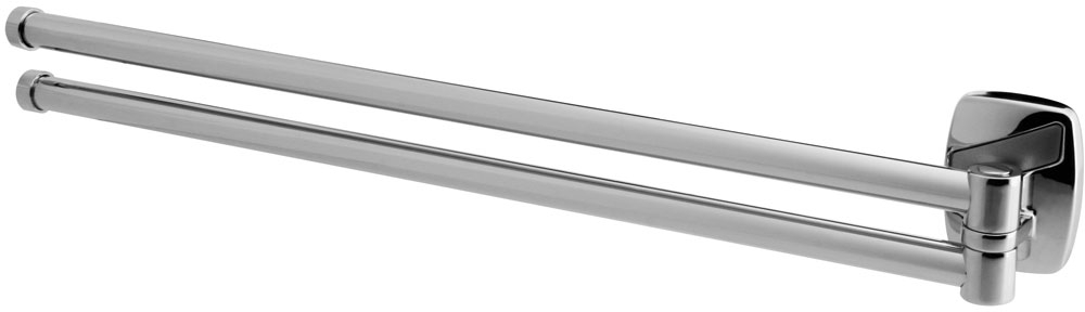 Bisk Oregon wieszak dwuramienny ruchomy chrom 79702