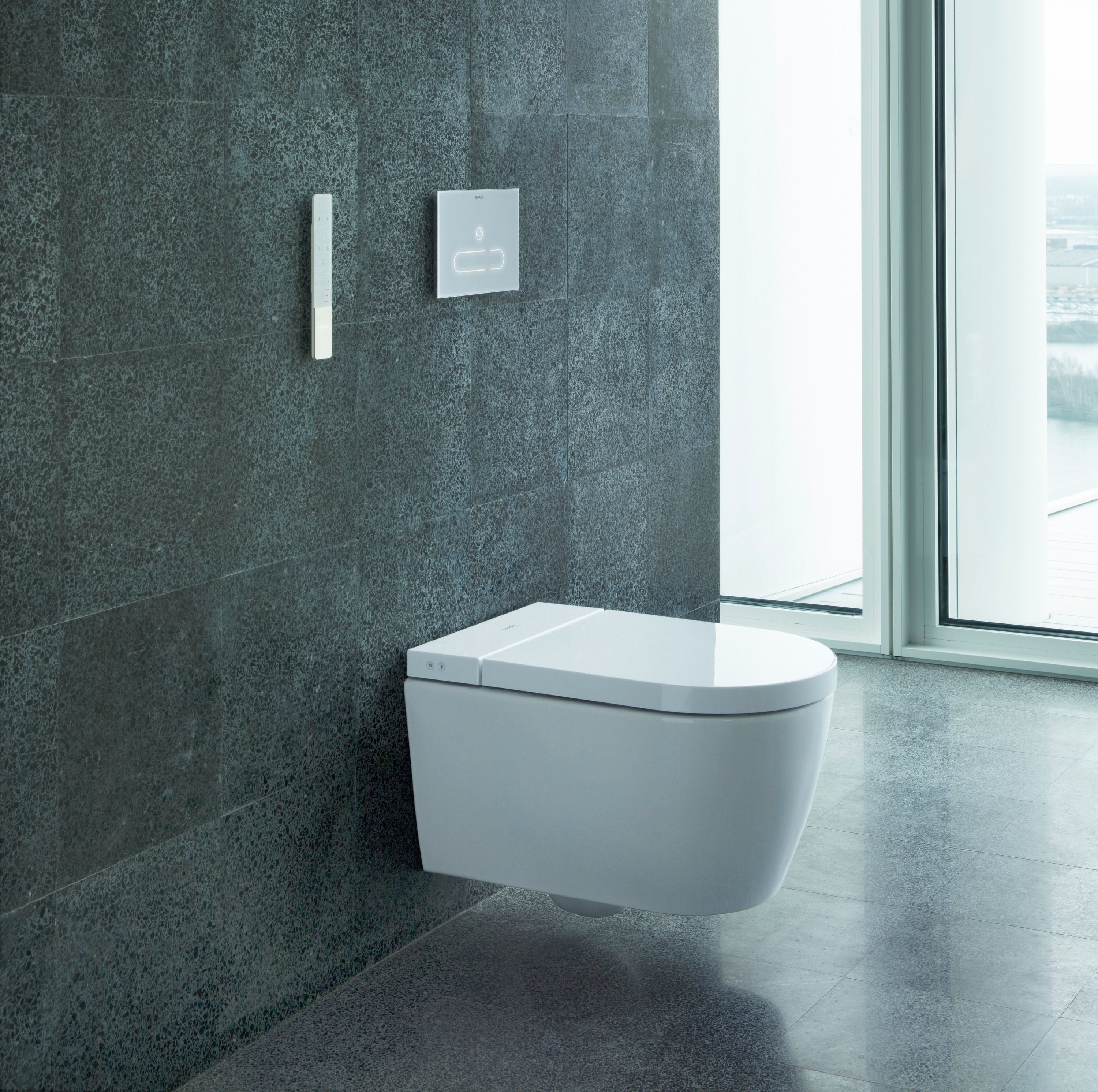 Duravit SensoWash Starck f Plus Compact miska WC Rimless wisząca z deską sedesową myjącą biała 650000012004320 - Wysyłka w 24h