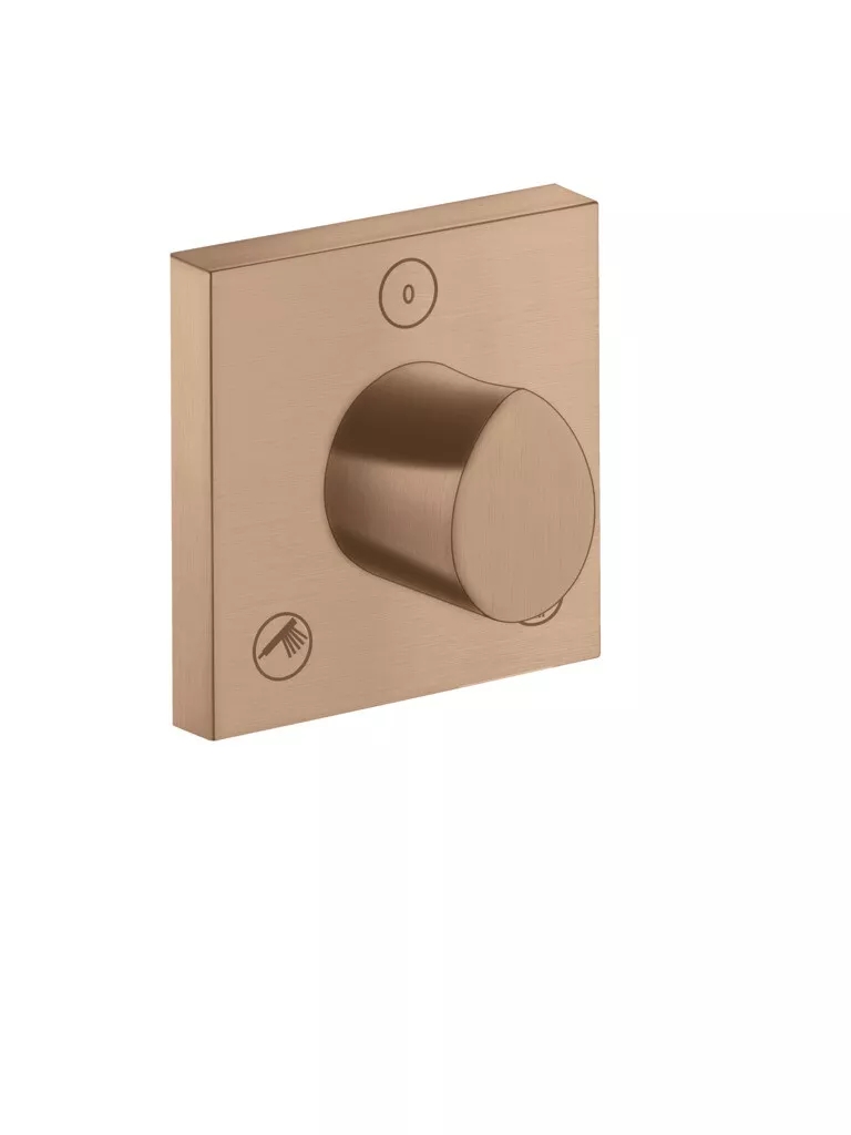 Axor Starck Organic przełącznik podtynkowy czerwone złoto szczotkowane 12731310