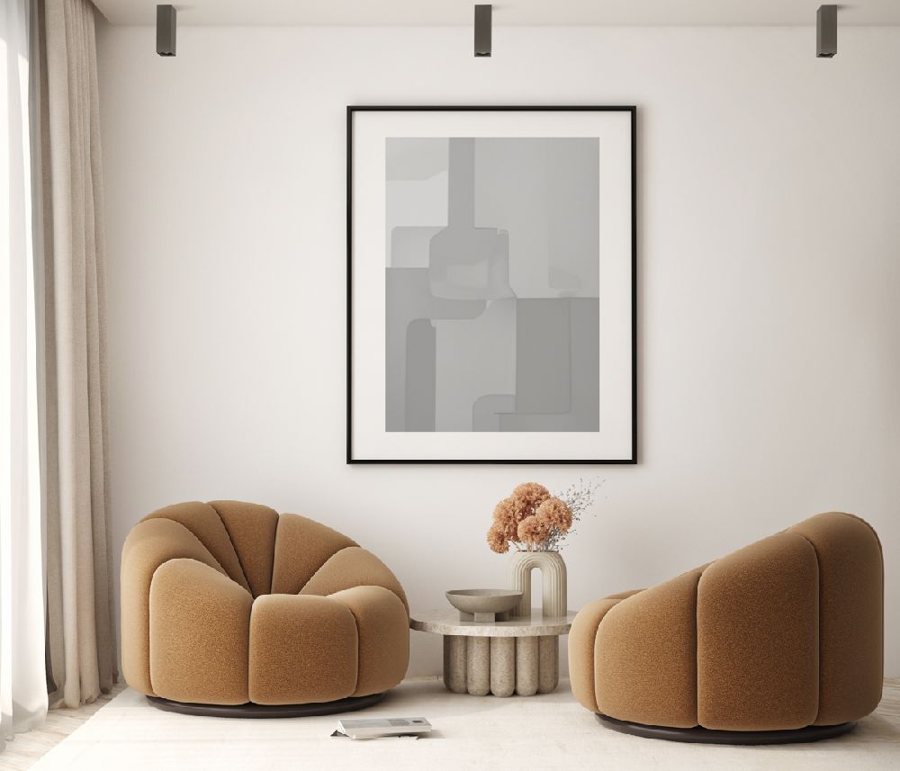 Italux Ander lampa podsufitowa 1x10 W brązowa CLN-28394-M-BRO