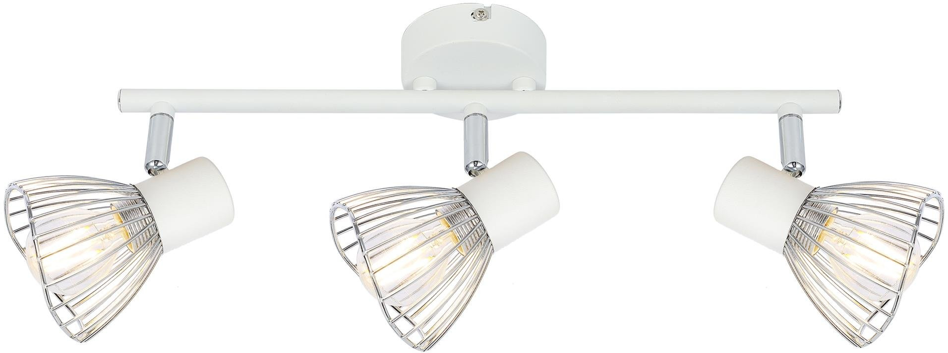 Candellux Fly lampa podsufitowa 3x40W biały/chrom 93-61973