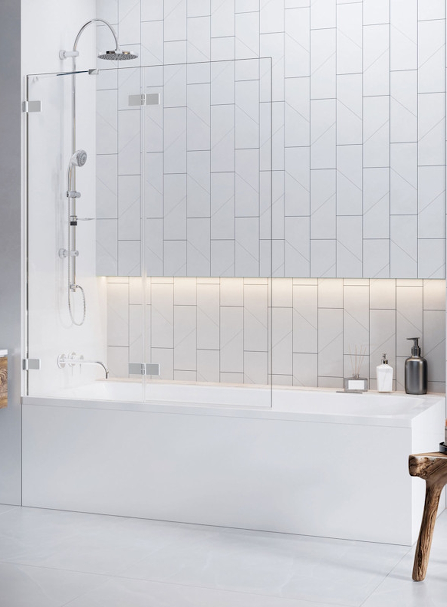 Radaway Euphoria PND parawan nawannowy 100 cm lewy szkło przezroczyste 10008100-01-01L