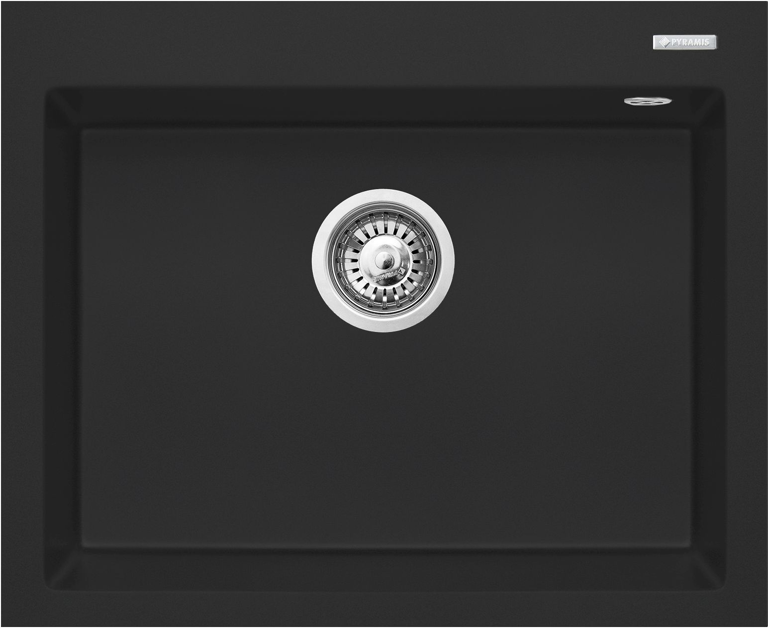 Pyramis Istros zlewozmywak granitowy 61x50 cm volcano 070181112