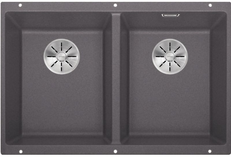 Blanco Subline 350/350-U zlewozmywak granitowy 70x40 cm szary/grafitowy/onyx 523575