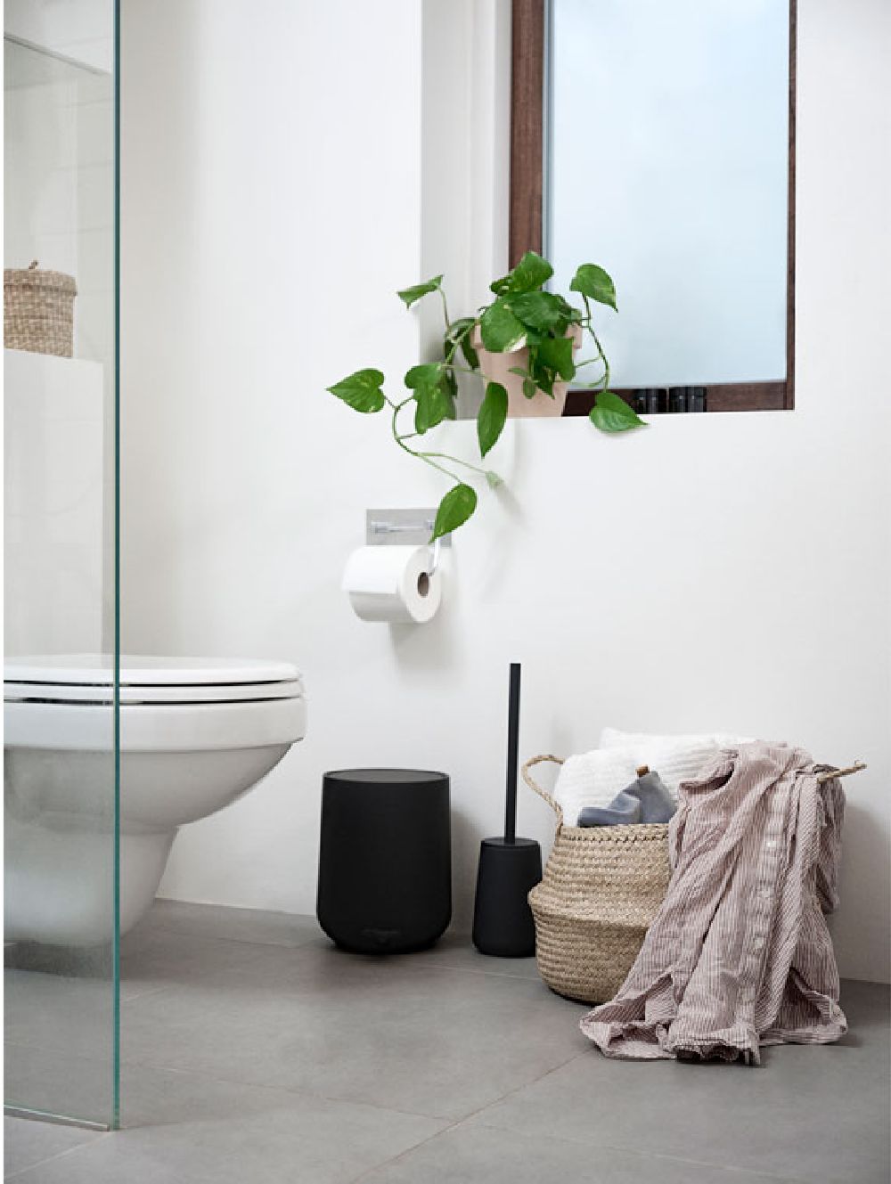 Zone Denmark Nova kosz na śmieci 5 l czarny mat 330130