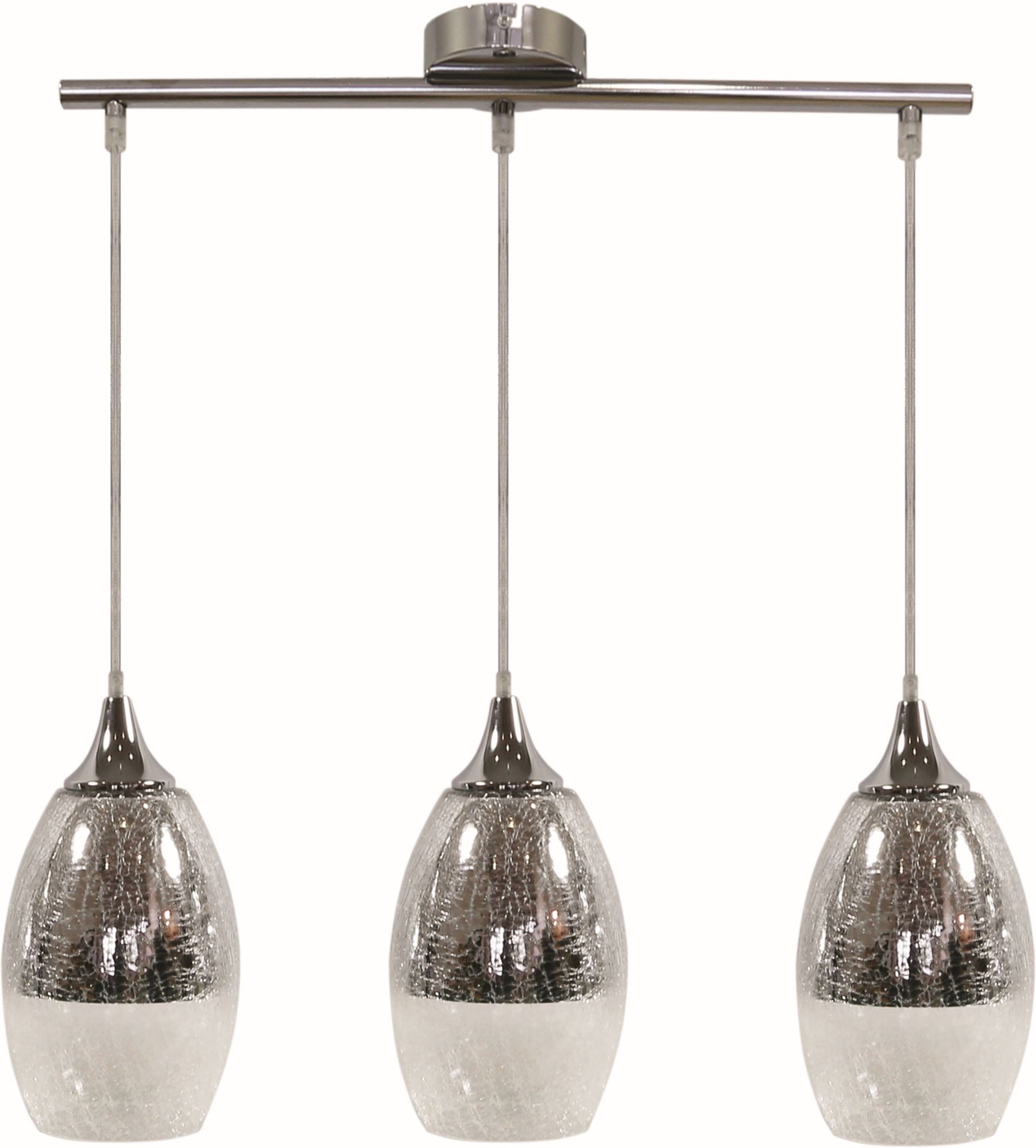 Candellux Celia lampa wisząca 3x60W srebrna 33-51585