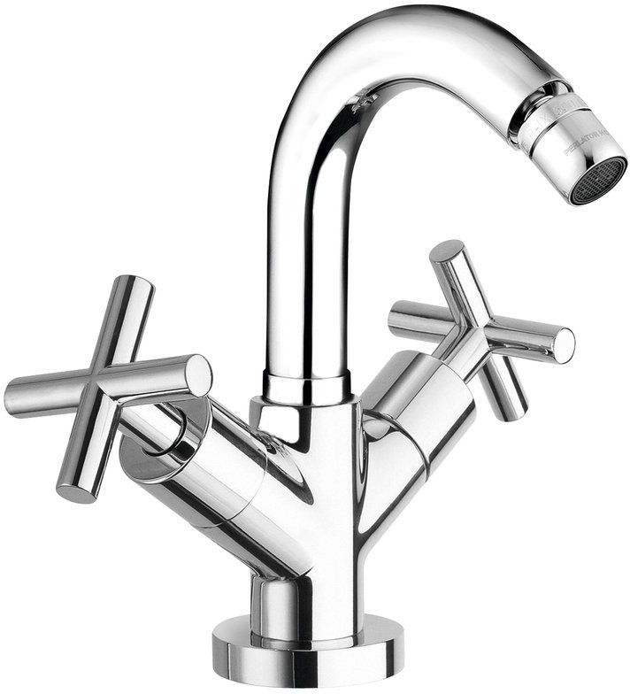 Sapho Axia bateria bidetowa stojąca chrom 518/S