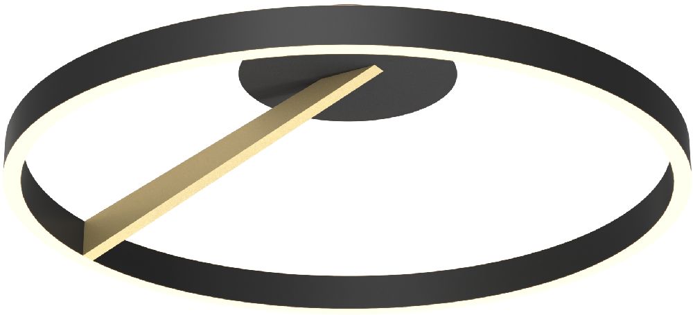 Zuma Line Malu lampa podsufitowa 1x37 W czarna MX3689-1L-3BGT - Wysyłka w 24h