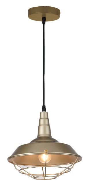 GTV Solen lampa wisząca 1x40 W złota OS-SOL-40-DEC