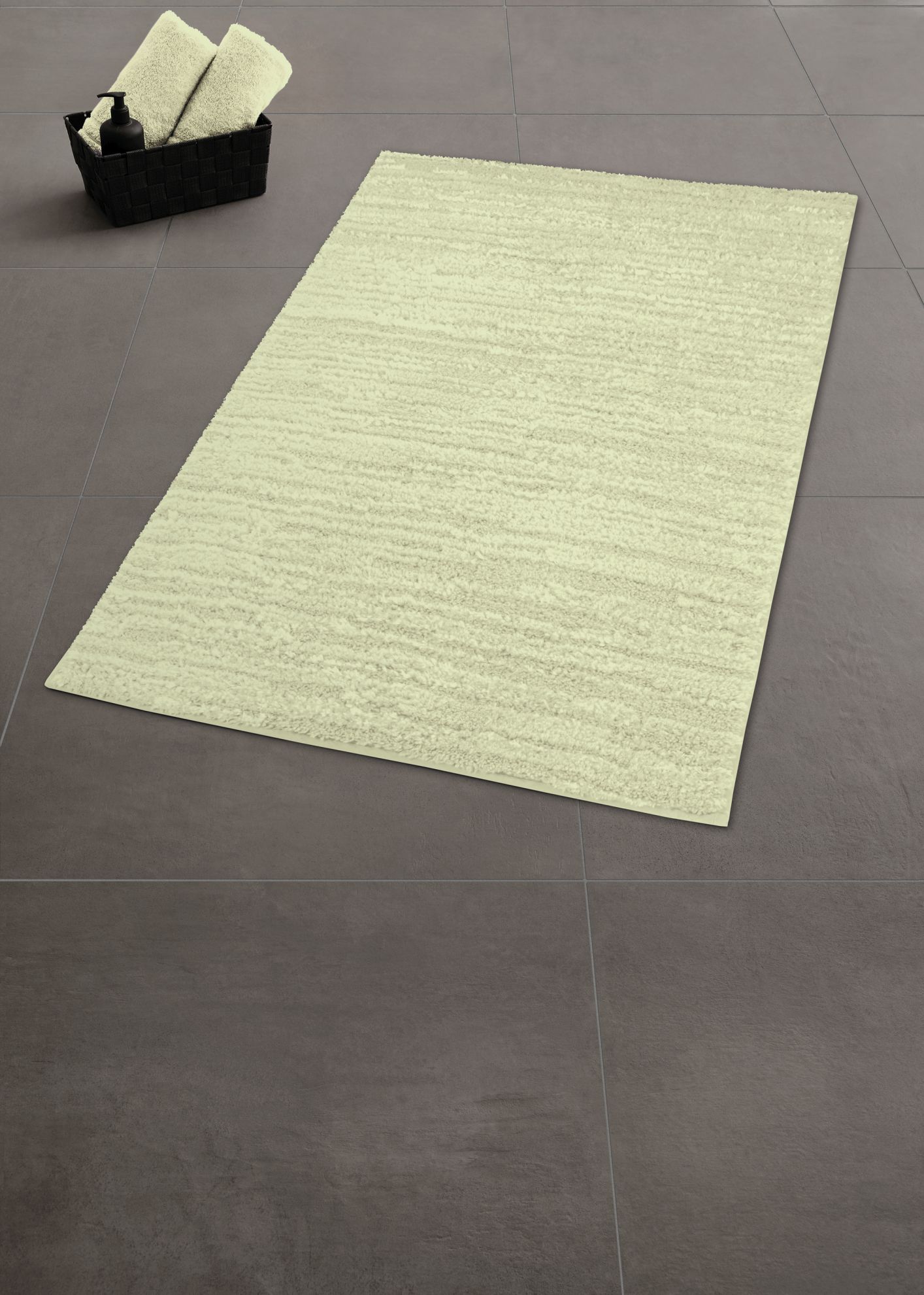 Kleine Wolke Glow dywanik łazienkowy 70x120 cm poliester zielony 9186616225