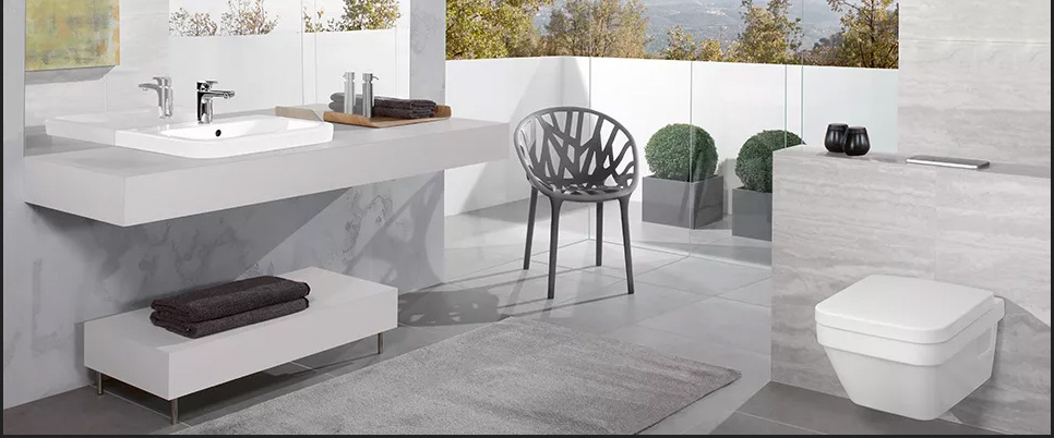 Villeroy & Boch Architectura Combi-Pack miska WC wisząca bez kołnierza z deską wolnoopadającą Weiss Alpin 5685HR01 - Wysyłka w 24h