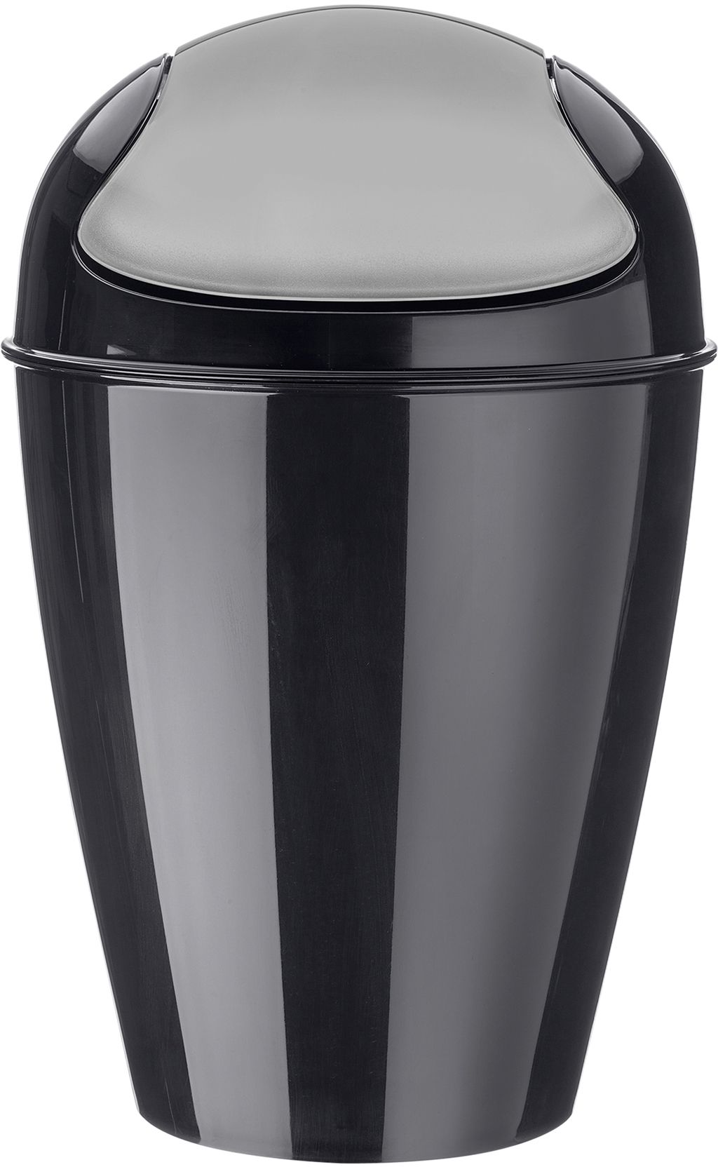 Koziol Del S kosz na śmieci 5 l z uchylną pokrywą czarny 5777526 - Wysyłka w 24h