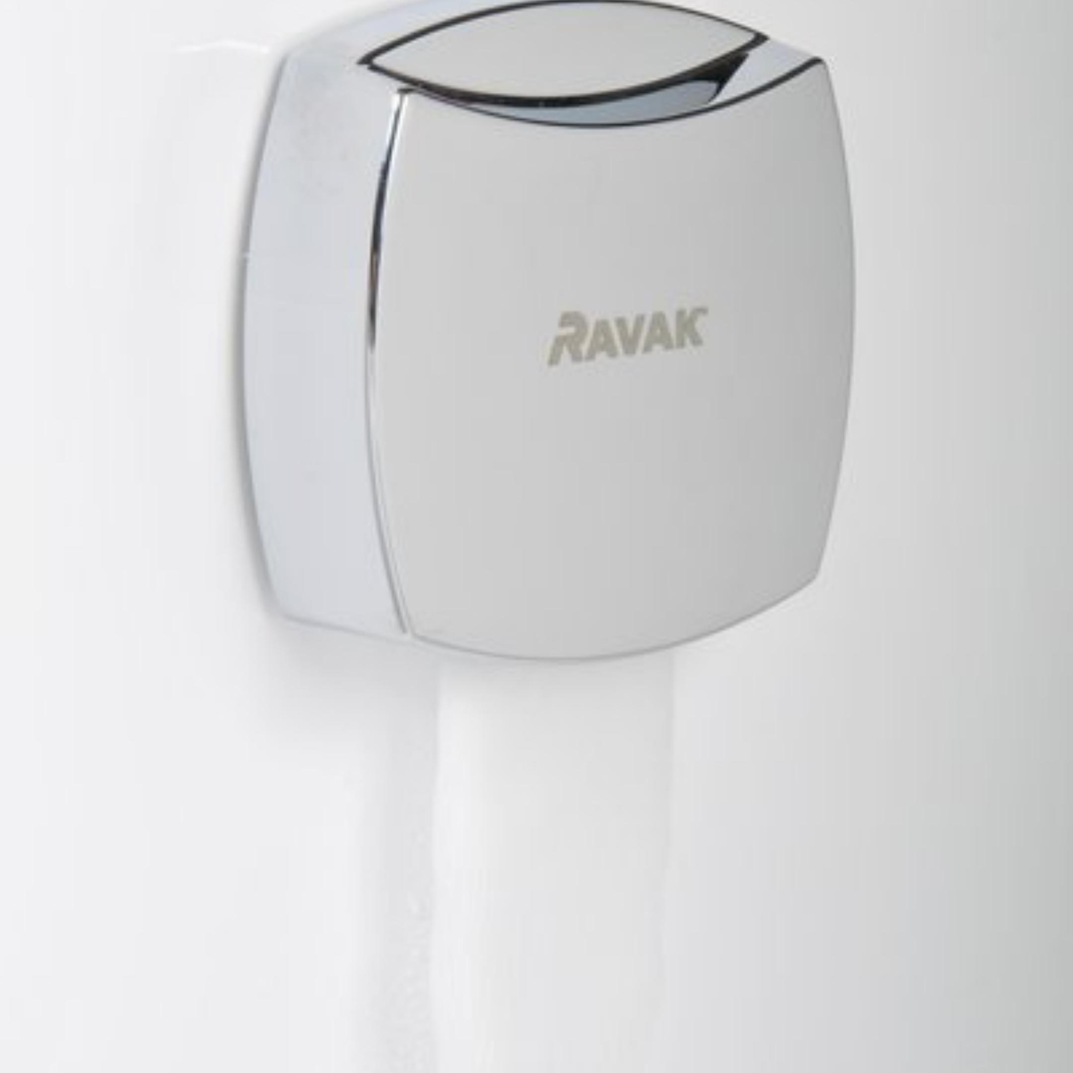 Ravak syfon do wanny click-clack z napełnianiem przez przelew chrom X01440